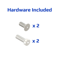 41-180-1SS MODULAR SOLUTIONS TIE PLATE 45MM X 90MM X 6MM<BR>FLUSH FLAT WITH STAINLESS STEEL HARDWARE
